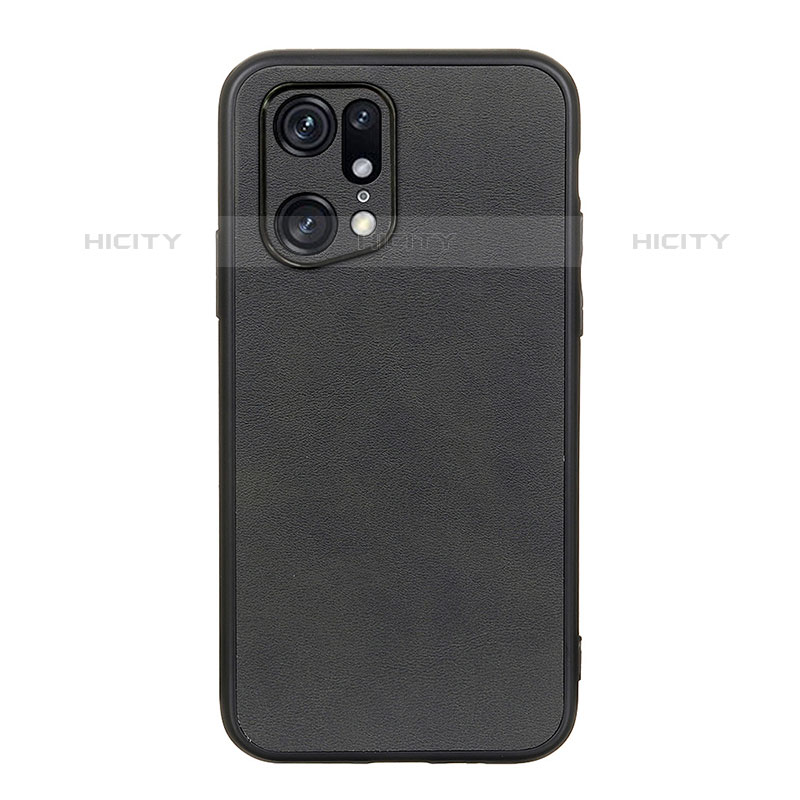 Custodia Lusso Pelle Cover B08H per Oppo Find X5 Pro 5G