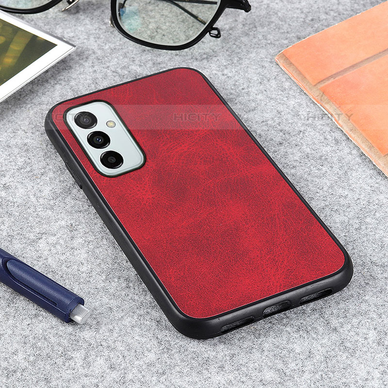 Custodia Lusso Pelle Cover B08H per Samsung Galaxy M23 5G Rosso