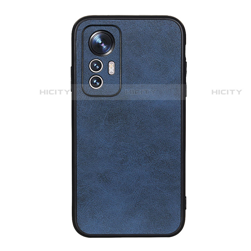 Custodia Lusso Pelle Cover B08H per Xiaomi Mi 12S 5G Blu