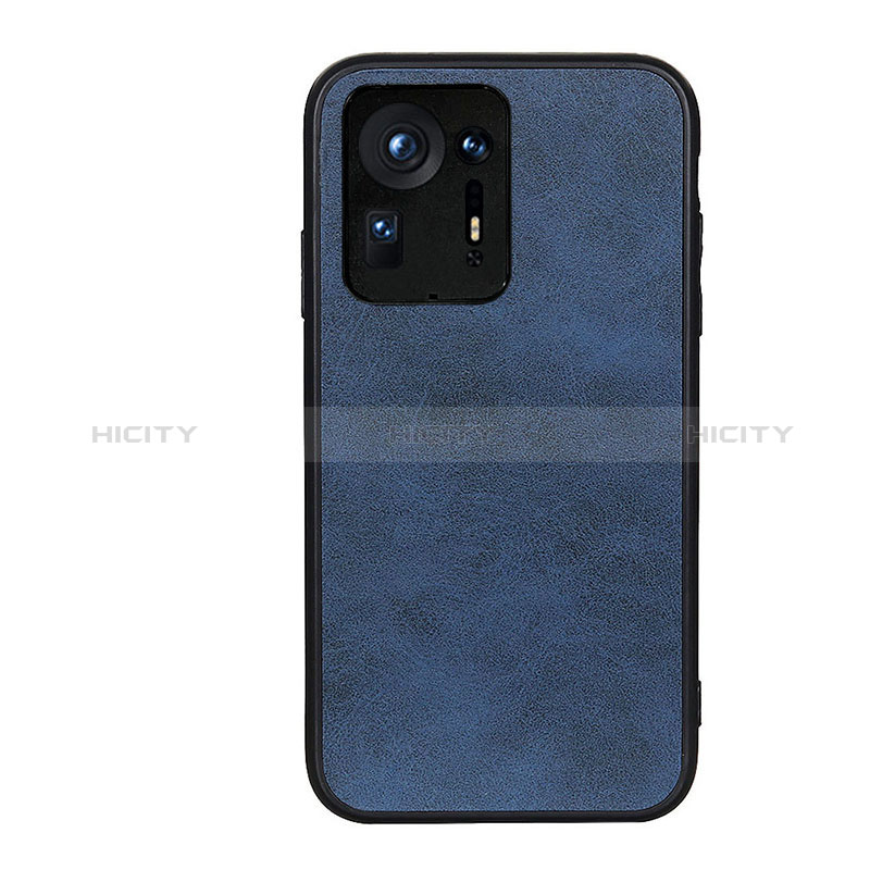 Custodia Lusso Pelle Cover B08H per Xiaomi Mi Mix 4 5G Blu