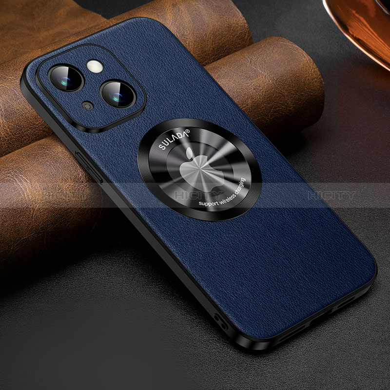 Custodia Lusso Pelle Cover con Mag-Safe Magnetic LD2 per Apple iPhone 14