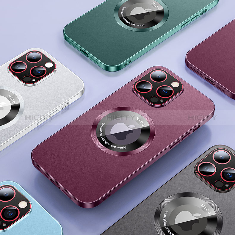 Custodia Lusso Pelle Cover con Mag-Safe Magnetic QC1 per Apple iPhone 13 Pro Max