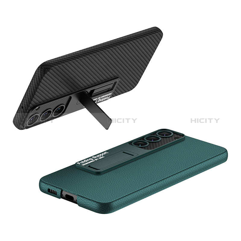 Custodia Lusso Pelle Cover con Supporto AC1 per Samsung Galaxy S21 5G