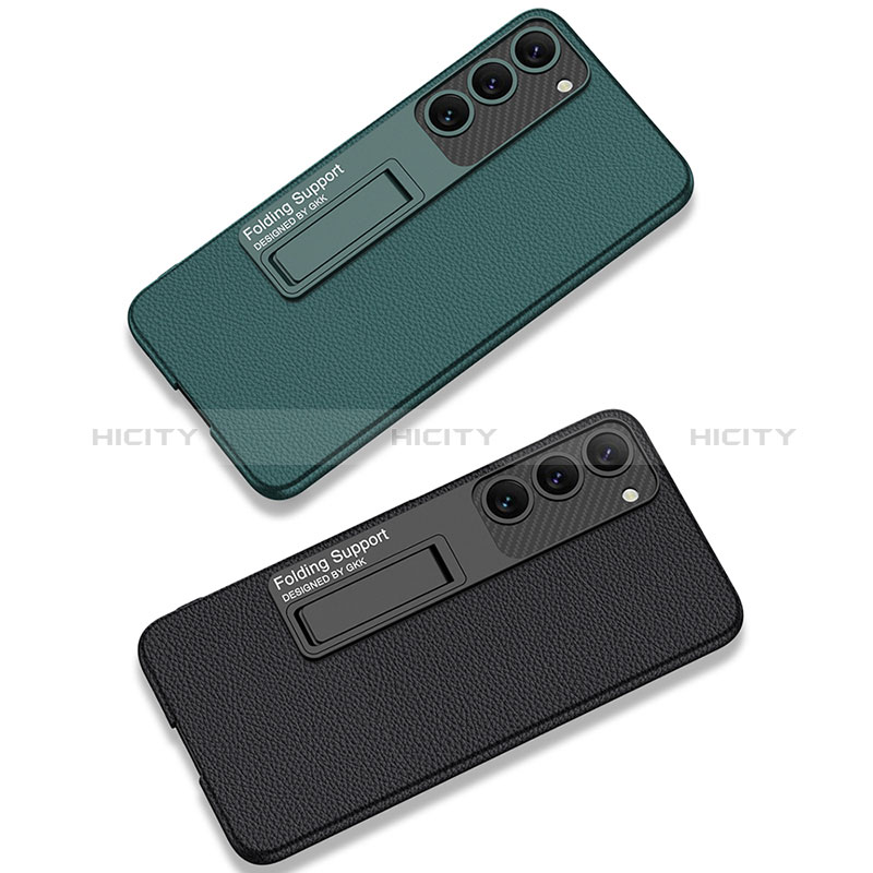 Custodia Lusso Pelle Cover con Supporto AC1 per Samsung Galaxy S22 5G