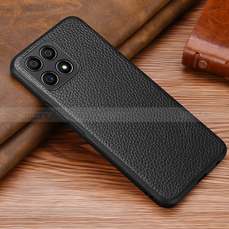 Custodia Lusso Pelle Cover DL1 per Huawei Honor X30i Nero