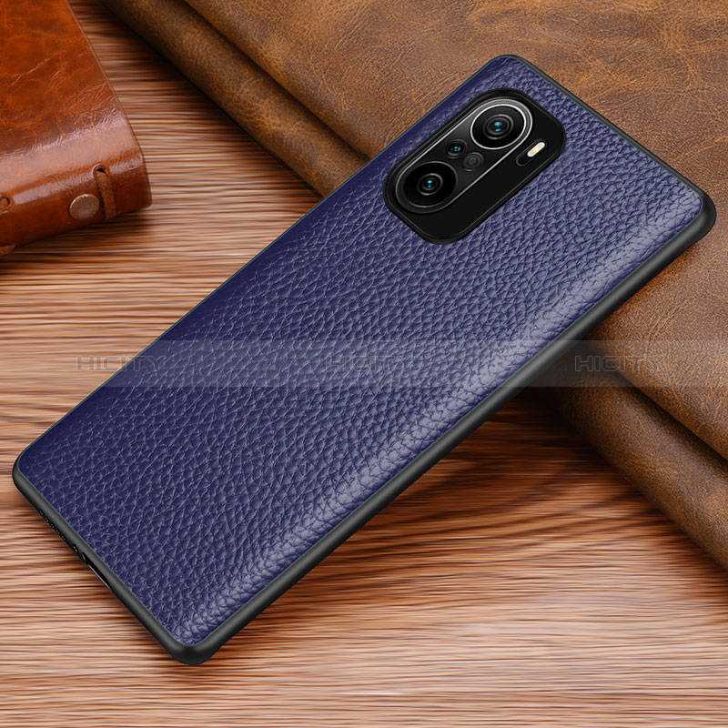 Custodia Lusso Pelle Cover DL1 per Xiaomi Mi 11i 5G Blu