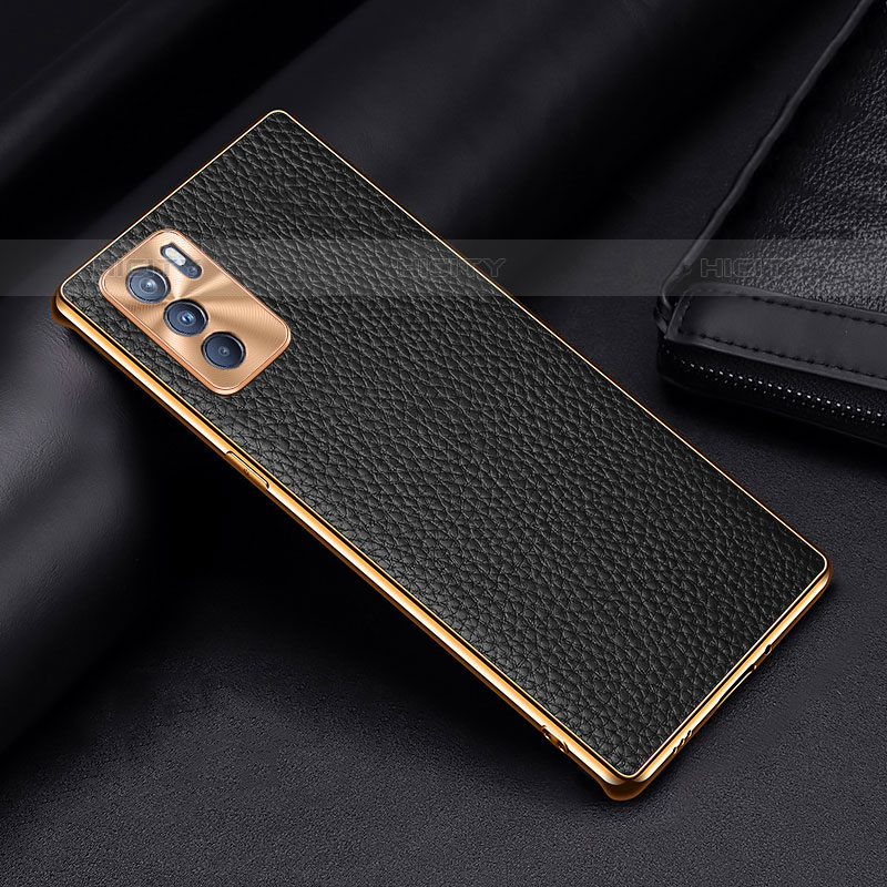 Custodia Lusso Pelle Cover DL2 per Oppo Reno6 Pro 5G India