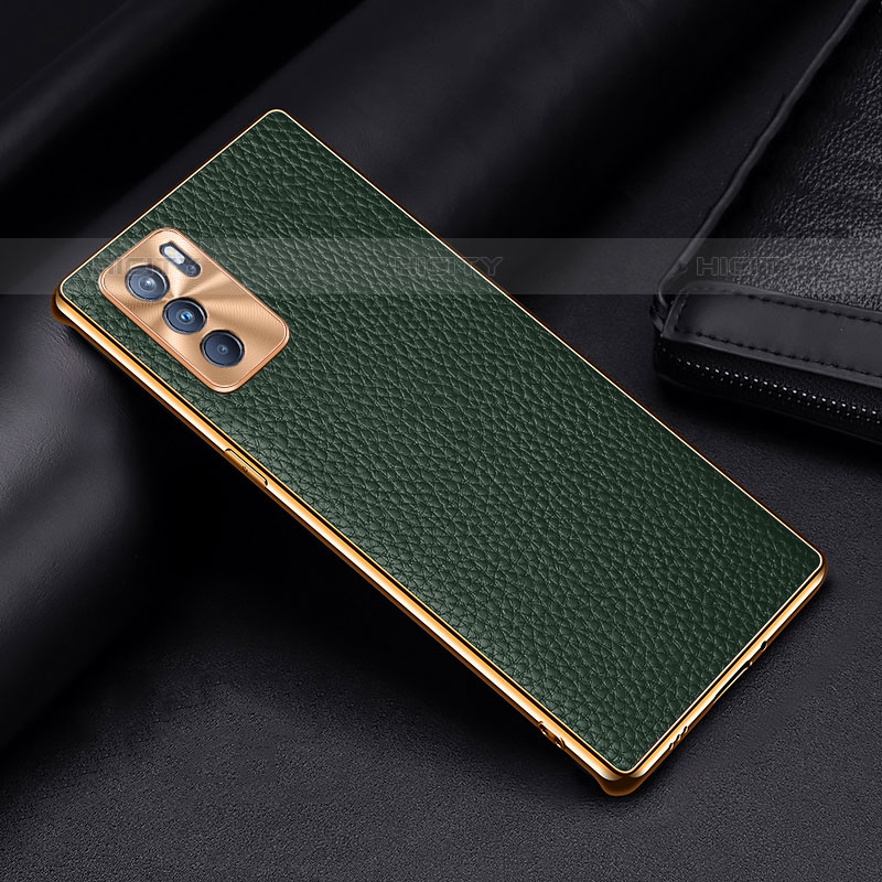 Custodia Lusso Pelle Cover DL2 per Oppo Reno6 Pro 5G India