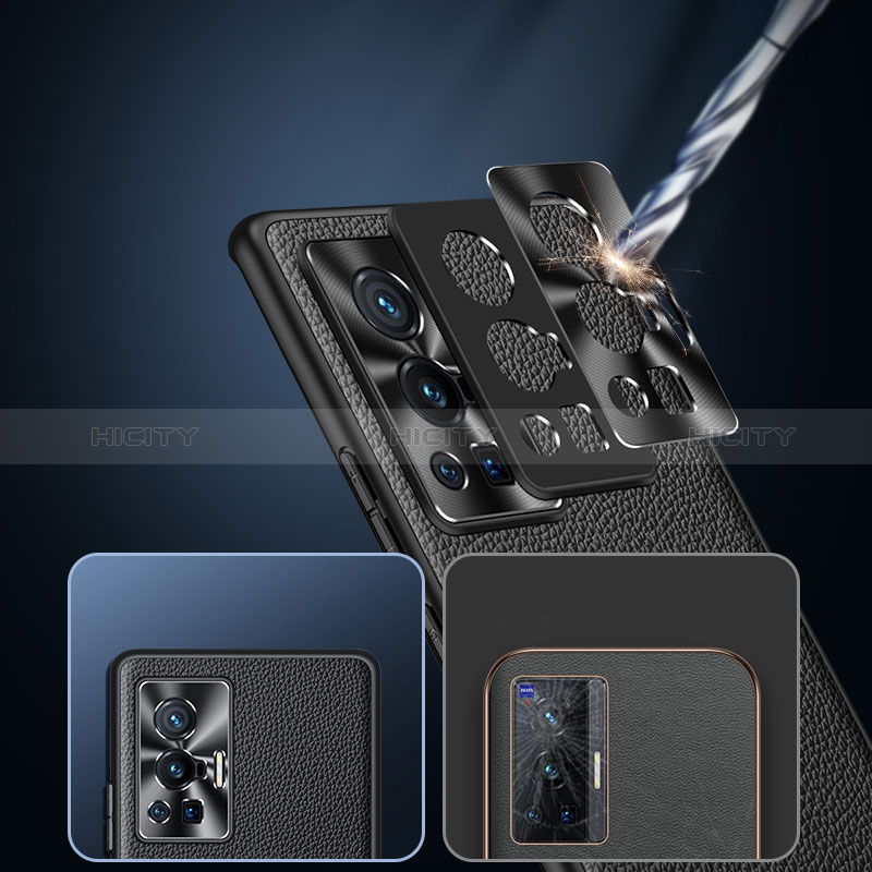Custodia Lusso Pelle Cover DL2 per Vivo X70 Pro+ Plus 5G