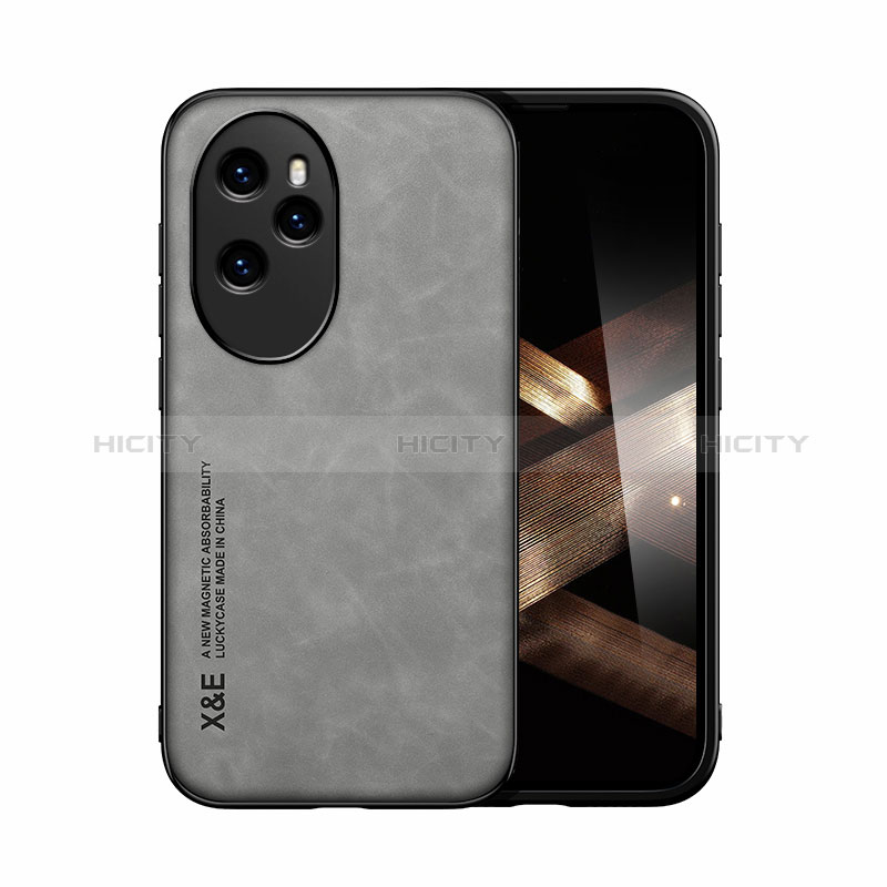 Custodia Lusso Pelle Cover DY1 per Huawei Honor 100 Pro 5G Grigio