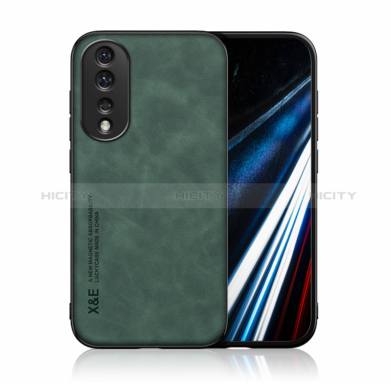 Custodia Lusso Pelle Cover DY1 per Huawei Honor 80 Pro Flat 5G Verde