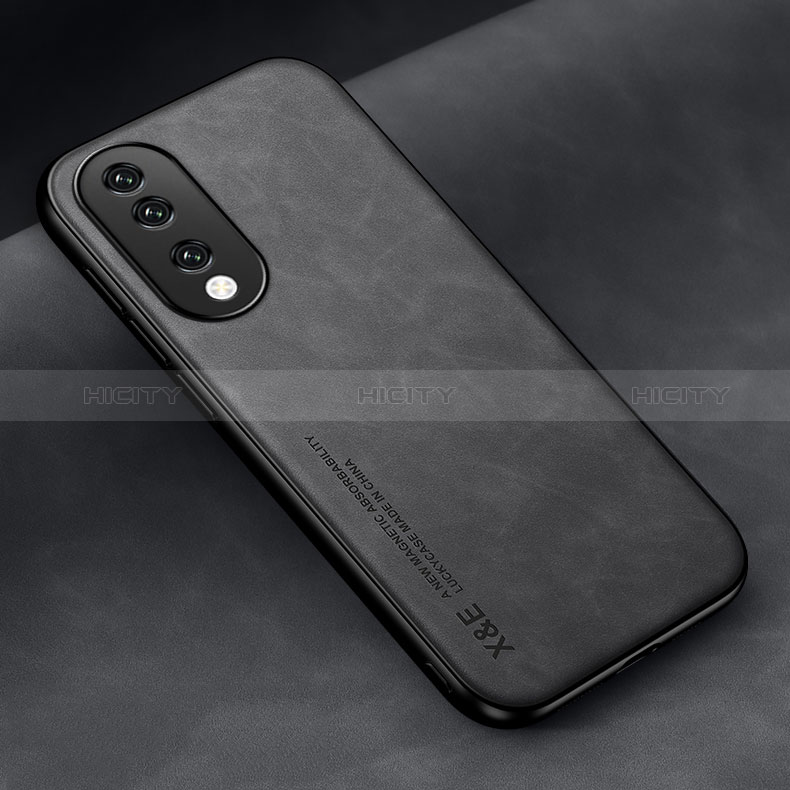 Custodia Lusso Pelle Cover DY1 per Huawei Honor 90 5G Nero