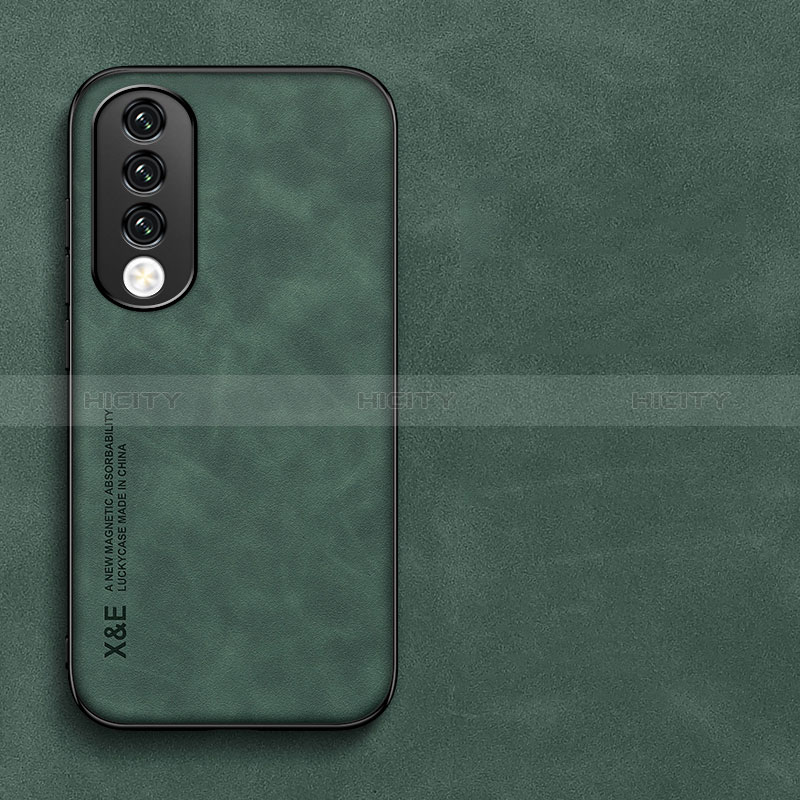 Custodia Lusso Pelle Cover DY1 per Huawei Honor 90 Pro 5G Verde