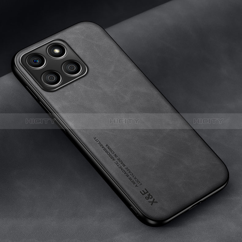 Custodia Lusso Pelle Cover DY1 per Huawei Honor X8a 5G Nero