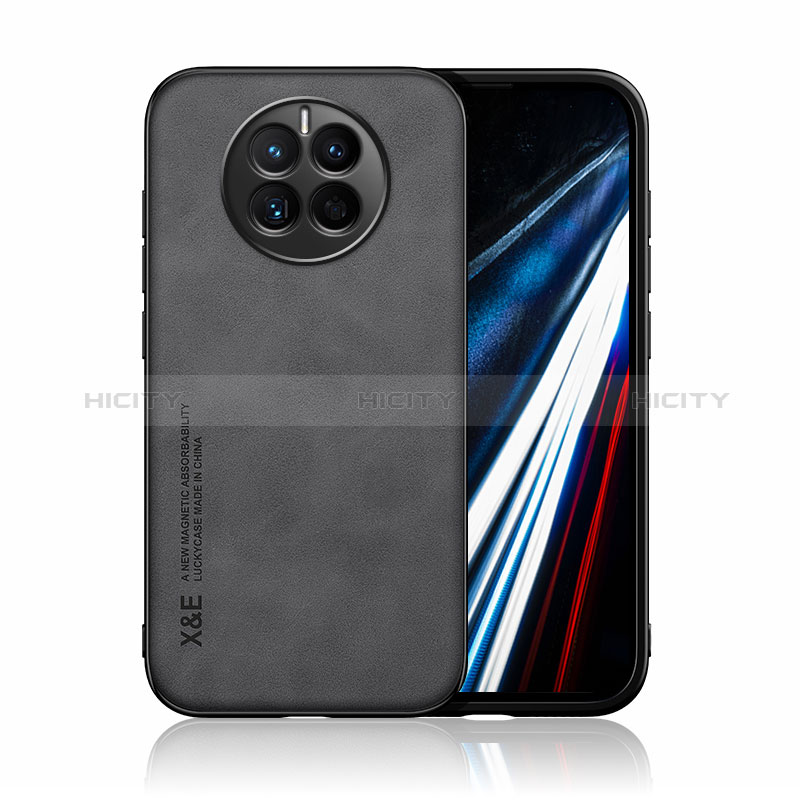 Custodia Lusso Pelle Cover DY1 per Huawei Mate 50 Nero