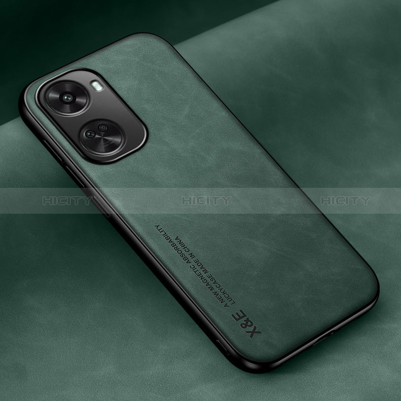 Custodia Lusso Pelle Cover DY1 per Huawei Nova 11 SE Verde