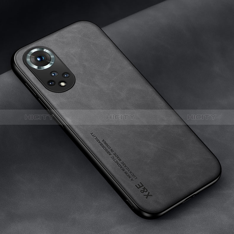 Custodia Lusso Pelle Cover DY1 per Huawei Nova 9 Nero