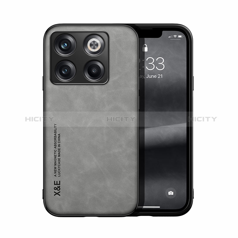 Custodia Lusso Pelle Cover DY1 per OnePlus Ace Pro 5G Grigio