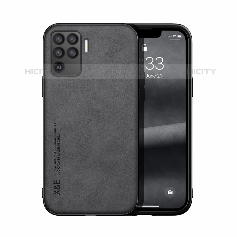 Custodia Lusso Pelle Cover DY1 per Oppo Reno5 F Nero