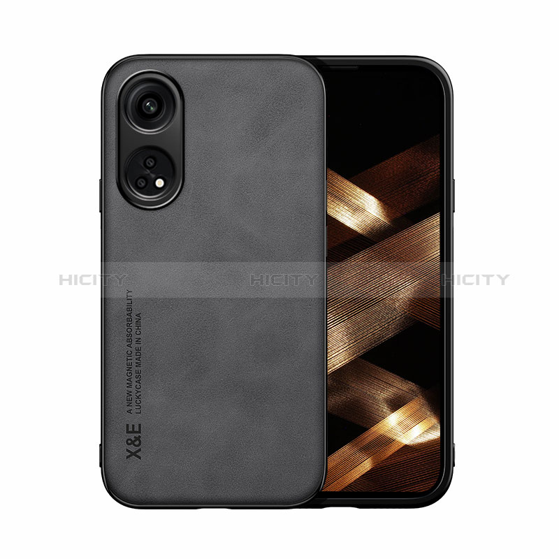 Custodia Lusso Pelle Cover DY1 per Oppo Reno8 T 4G Nero