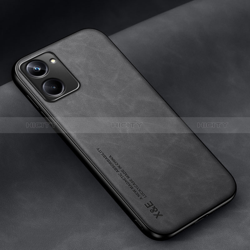 Custodia Lusso Pelle Cover DY1 per Realme 10 Pro 5G Nero