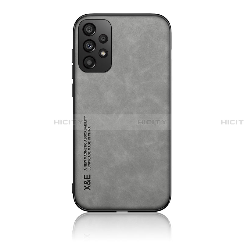 Custodia Lusso Pelle Cover DY1 per Samsung Galaxy A13 4G Grigio