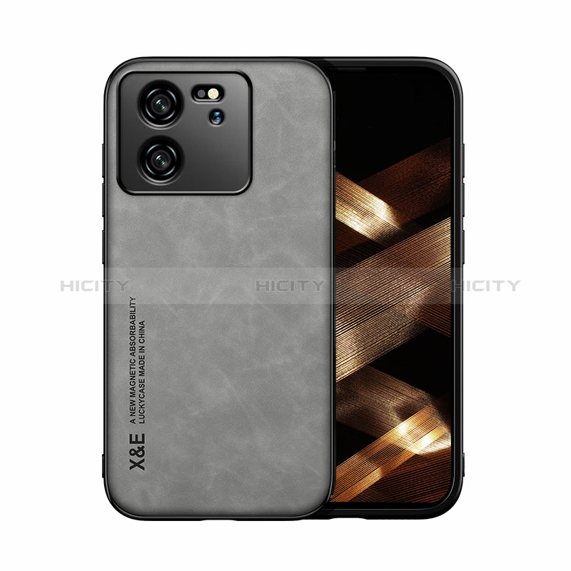 Custodia Lusso Pelle Cover DY1 per Xiaomi Redmi K60 Ultra 5G Grigio