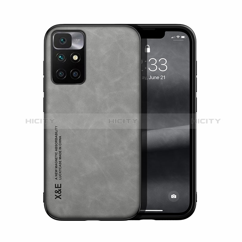 Custodia Lusso Pelle Cover DY1 per Xiaomi Redmi Note 11 4G (2021) Grigio