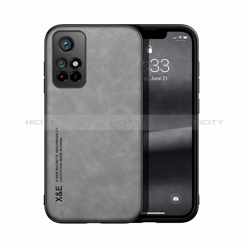 Custodia Lusso Pelle Cover DY1 per Xiaomi Redmi Note 11 5G Grigio