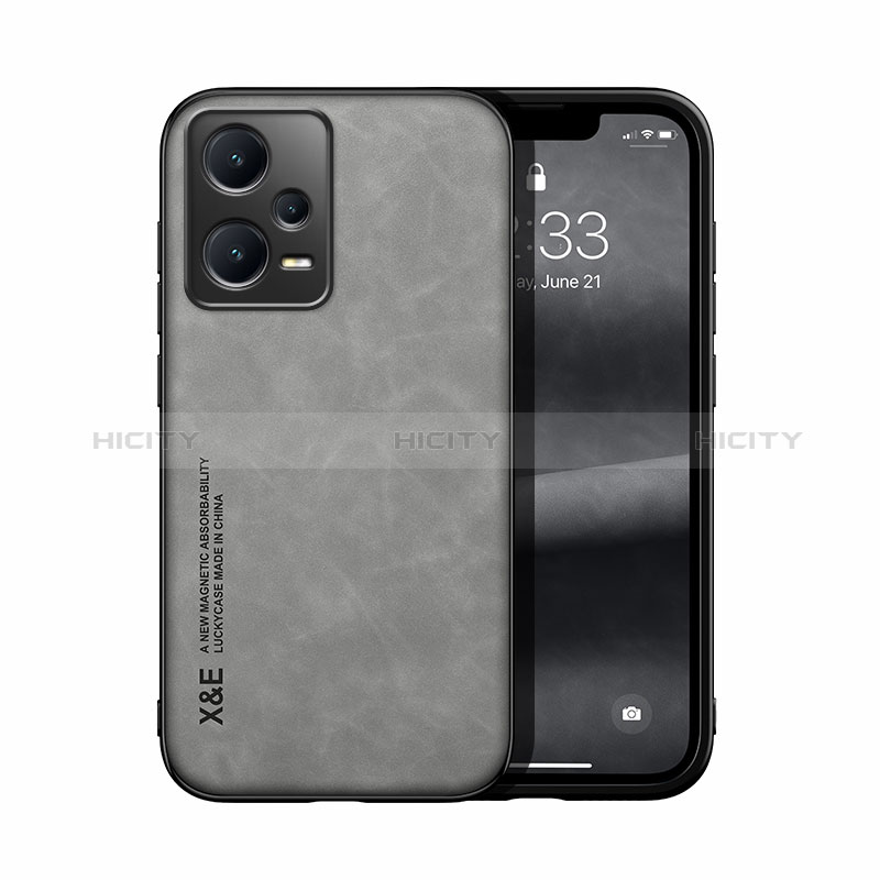 Custodia Lusso Pelle Cover DY1 per Xiaomi Redmi Note 12 Pro+ Plus 5G Grigio