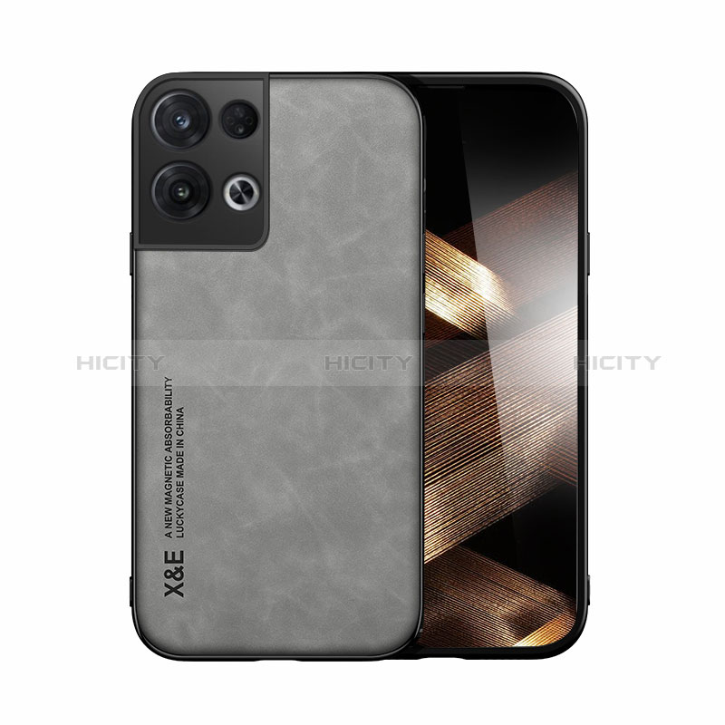 Custodia Lusso Pelle Cover DY1 per Xiaomi Redmi Note 13 5G Grigio