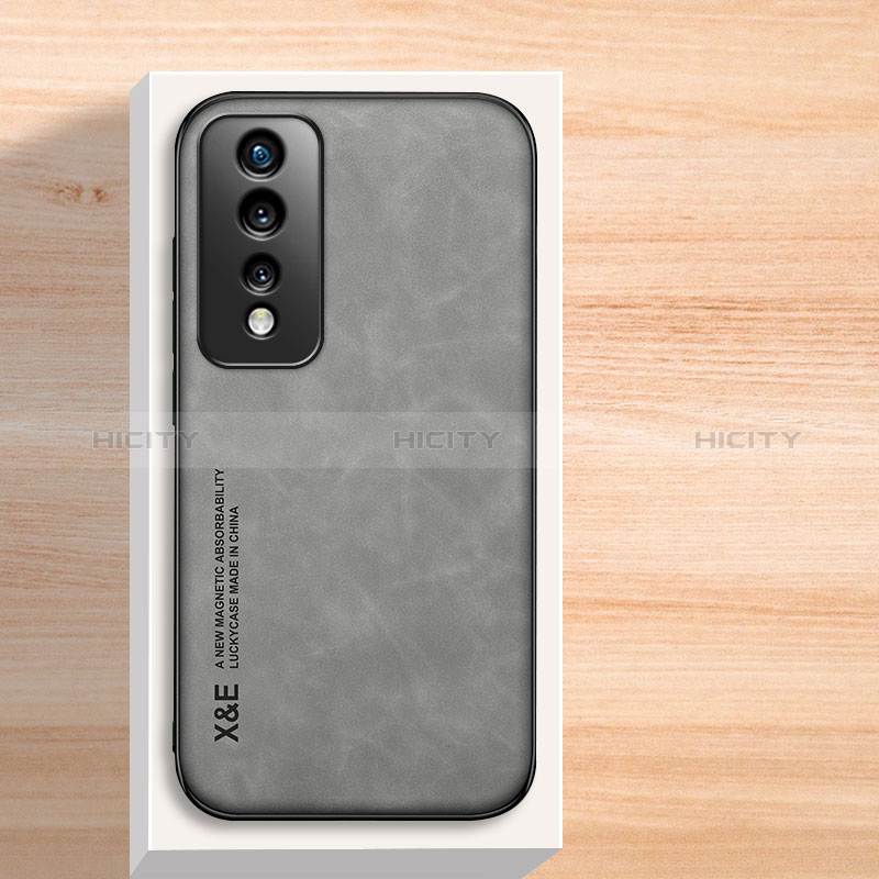 Custodia Lusso Pelle Cover DY2 per Huawei Honor 80 GT 5G Grigio