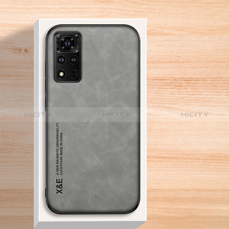 Custodia Lusso Pelle Cover DY2 per Huawei Honor V40 5G Grigio