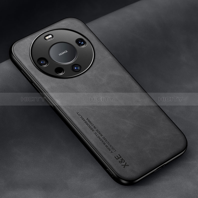 Custodia Lusso Pelle Cover DY2 per Huawei Mate 60 Pro Nero