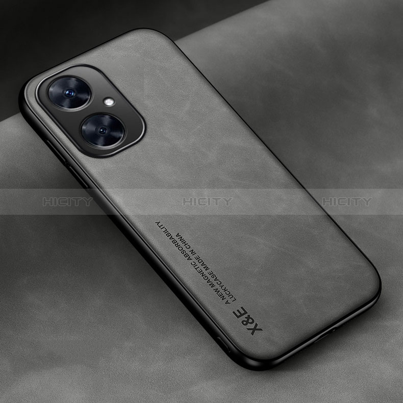 Custodia Lusso Pelle Cover DY2 per Huawei Nova 11i Grigio