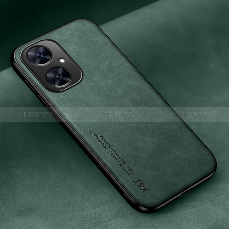 Custodia Lusso Pelle Cover DY2 per Huawei Nova 11i Verde