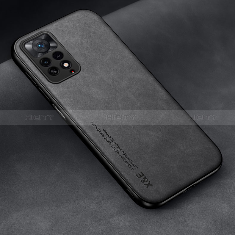 Custodia Lusso Pelle Cover DY2 per Xiaomi Redmi Note 11 Pro 4G Nero