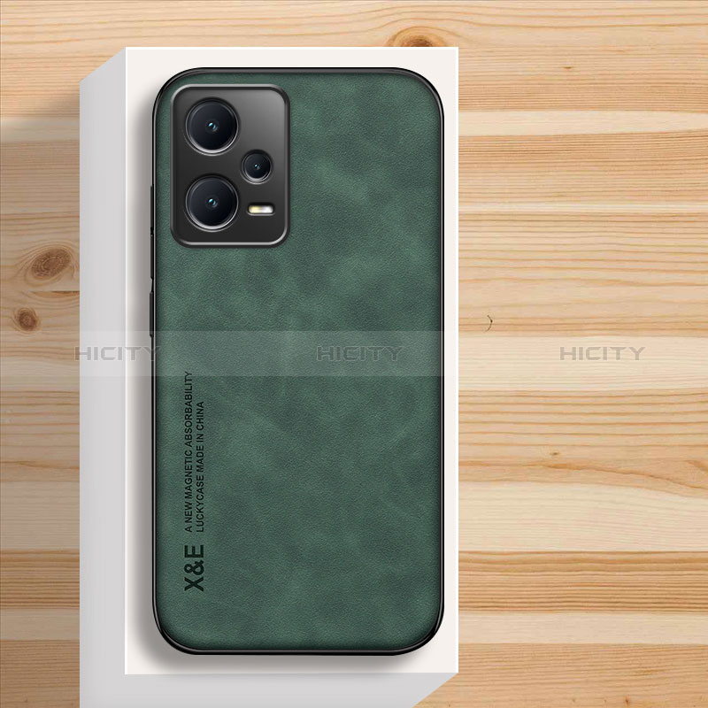 Custodia Lusso Pelle Cover DY2 per Xiaomi Redmi Note 12 Explorer Verde