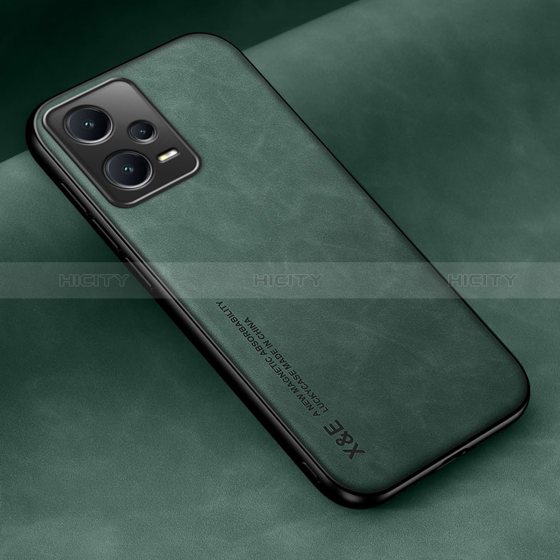 Custodia Lusso Pelle Cover DY2 per Xiaomi Redmi Note 12 Pro 5G Verde