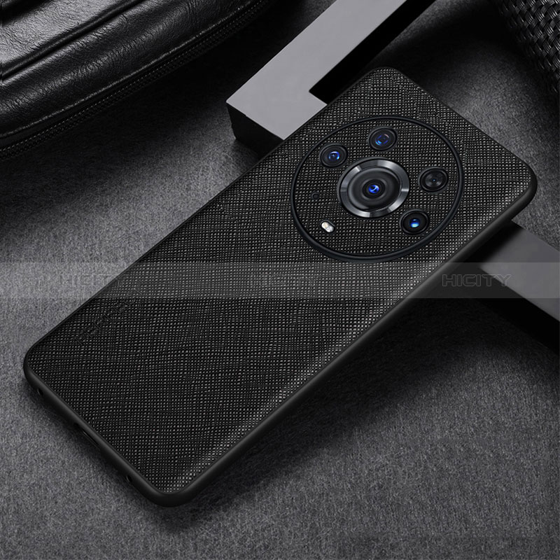 Custodia Lusso Pelle Cover GS1 per Huawei Honor Magic3 Pro 5G Nero