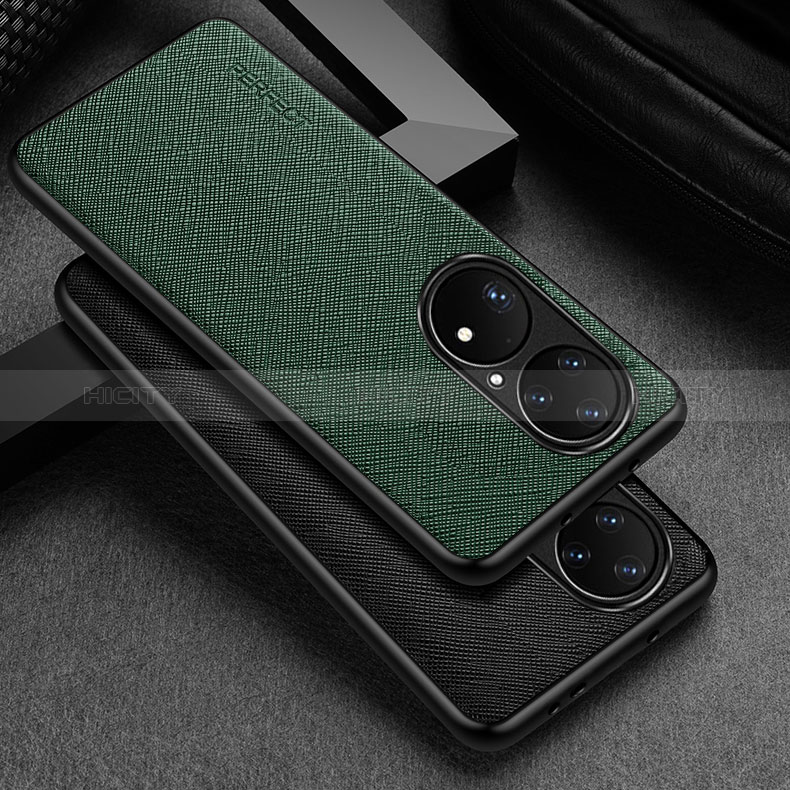 Custodia Lusso Pelle Cover GS1 per Huawei P50 Pro