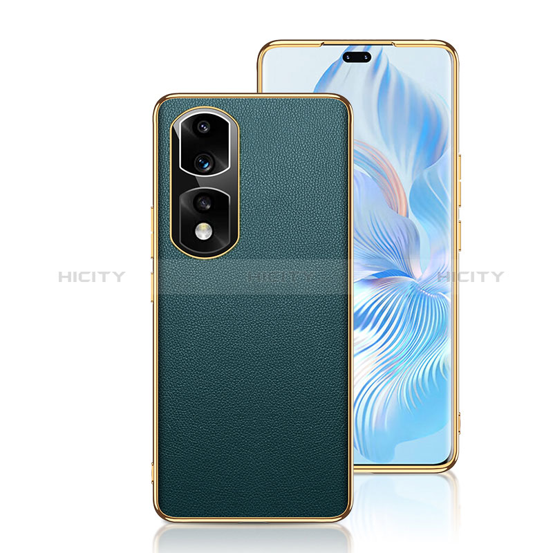 Custodia Lusso Pelle Cover GS2 per Huawei Honor 90 Pro 5G Verde