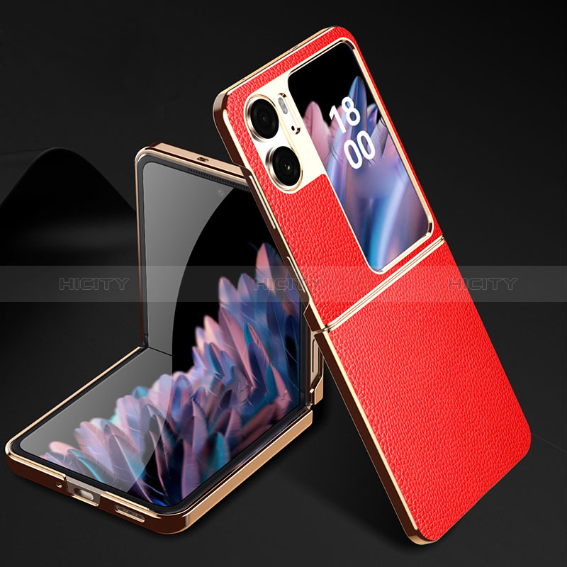 Custodia Lusso Pelle Cover GS2 per Oppo Find N2 Flip 5G