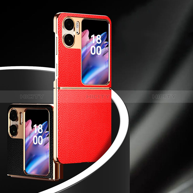 Custodia Lusso Pelle Cover GS2 per Oppo Find N2 Flip 5G