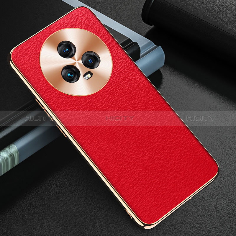 Custodia Lusso Pelle Cover GS3 per Huawei Honor Magic5 5G Rosso