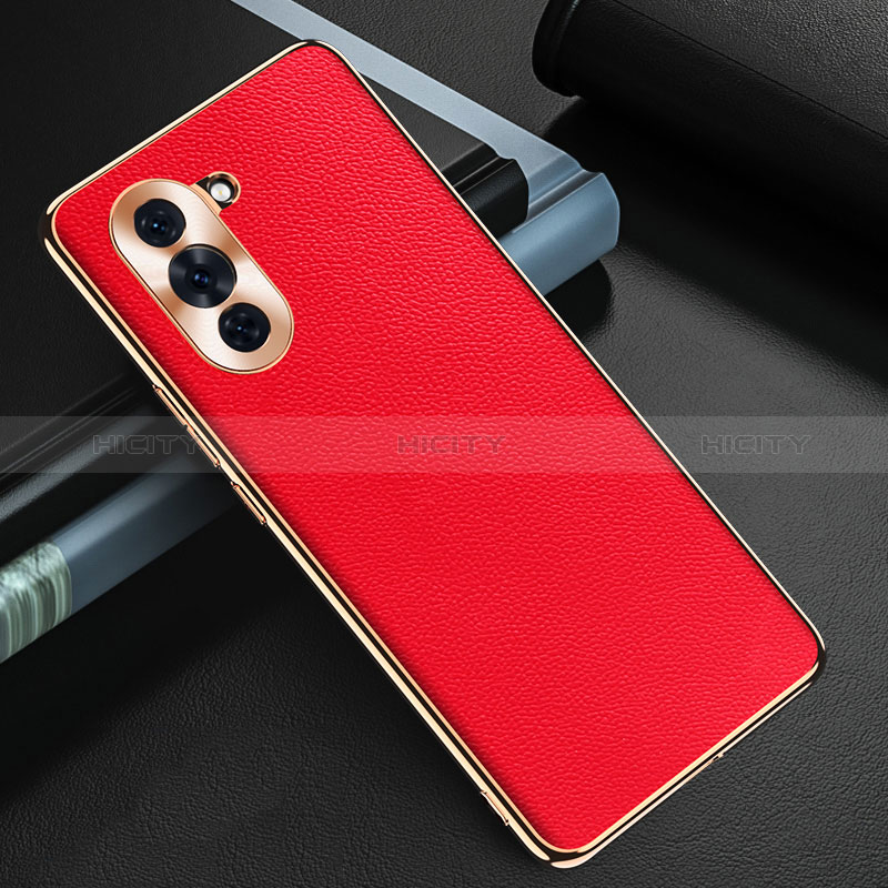 Custodia Lusso Pelle Cover GS3 per Huawei Nova 10 Rosso