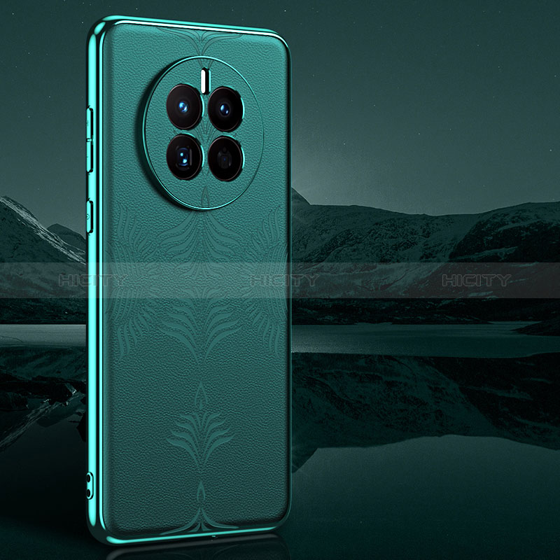 Custodia Lusso Pelle Cover GS4 per Huawei Mate 50E Verde