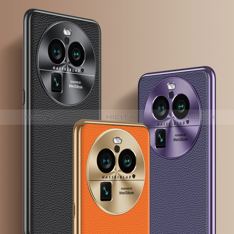 Custodia Lusso Pelle Cover JB1 per Oppo Find X6 Pro 5G