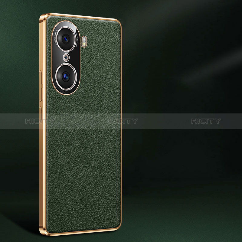 Custodia Lusso Pelle Cover JB2 per Huawei Honor 60 Pro 5G Verde