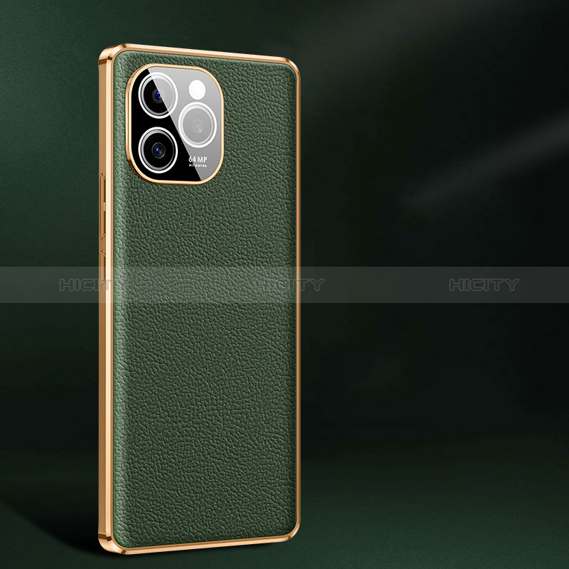 Custodia Lusso Pelle Cover JB2 per Huawei Honor 60 SE 5G Verde